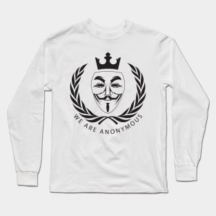 we are anonymous Long Sleeve T-Shirt